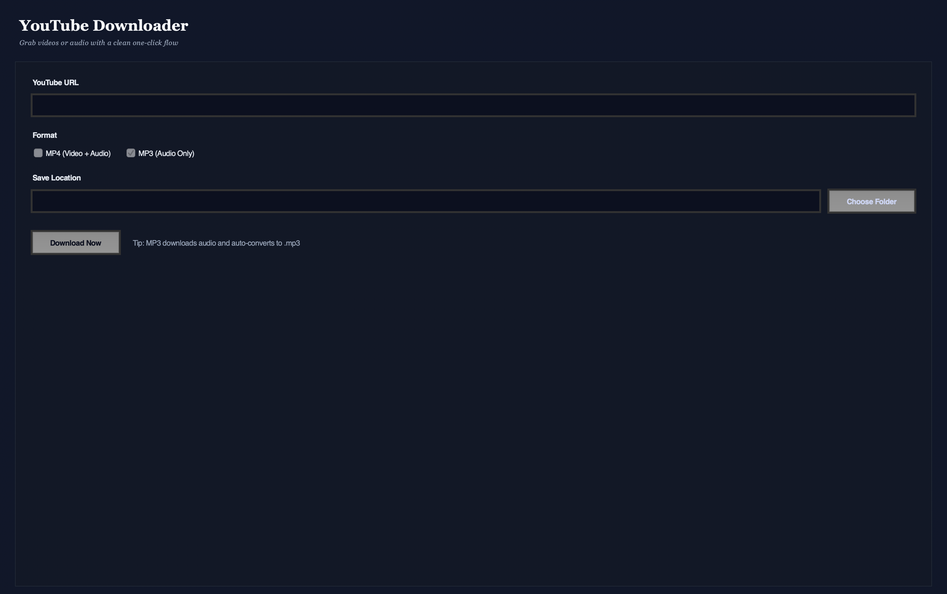 YouTube Downloader